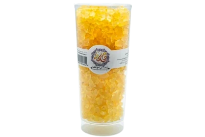 نبات نگینی زعفرانی ۵۰۰ گرمی حاج کاظم