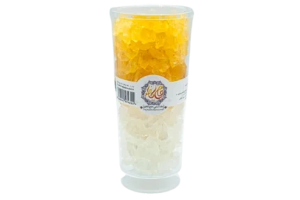 نبات نگینی سفید و زعفرانی 500گرمی حاج کاظم